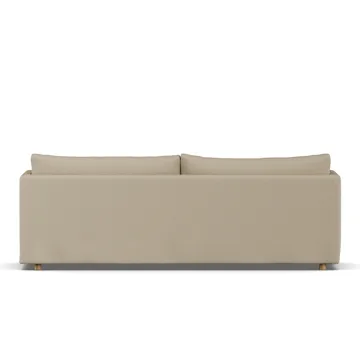 Linnevik sofa - Same Sand 6672-hvitoljet eik, 4-seters, med skjørt - 1898
