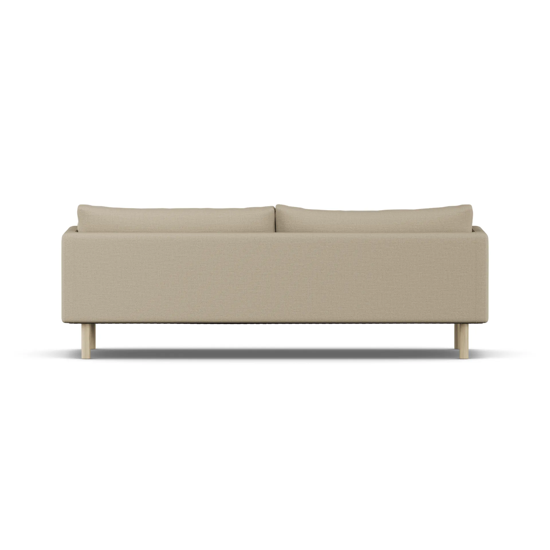 Linnevik sofa, Same Sand 6672-hvitoljet eik, 4-seters, uten skjørt 1898