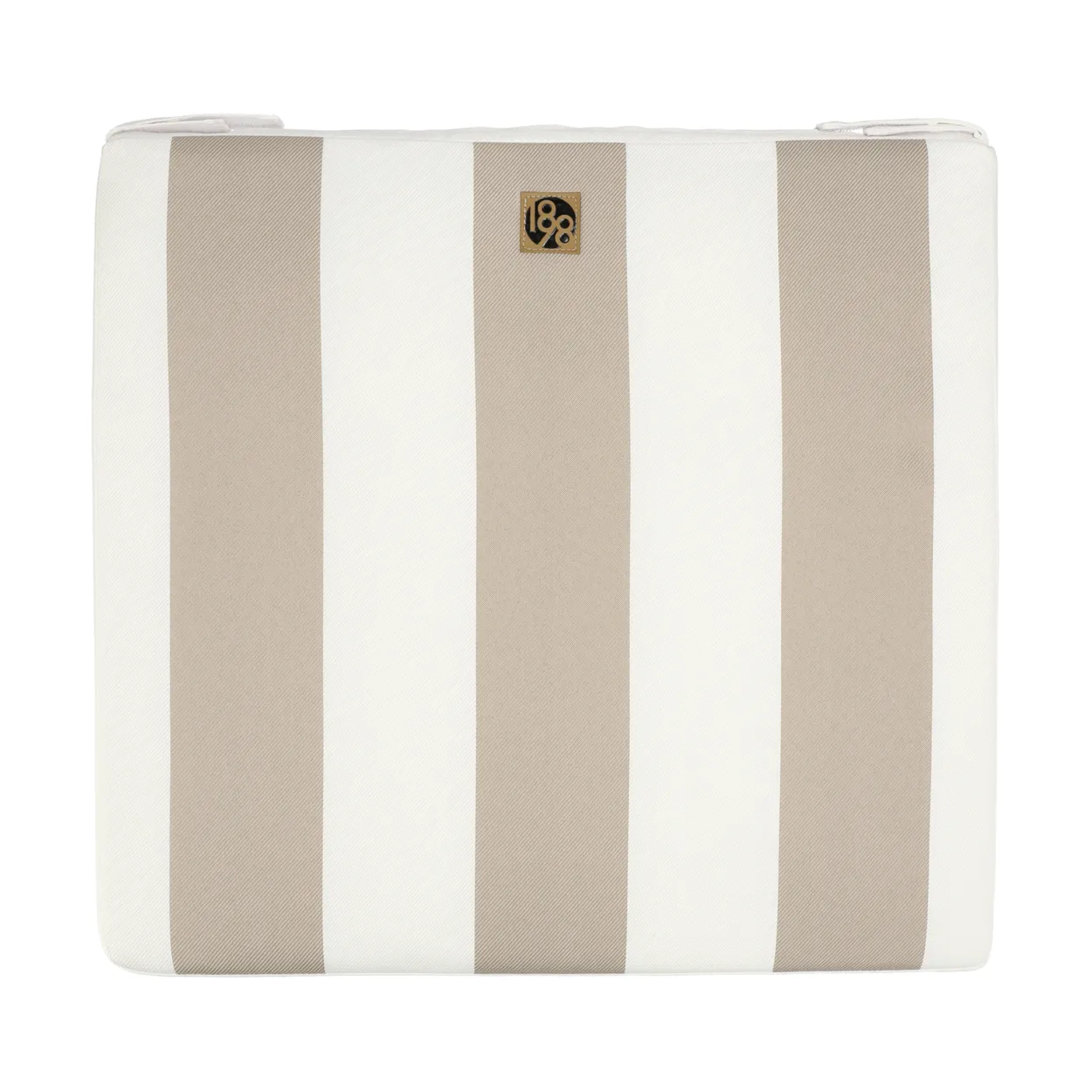 1898 Lunda pute 42x45 cm Taupe striped