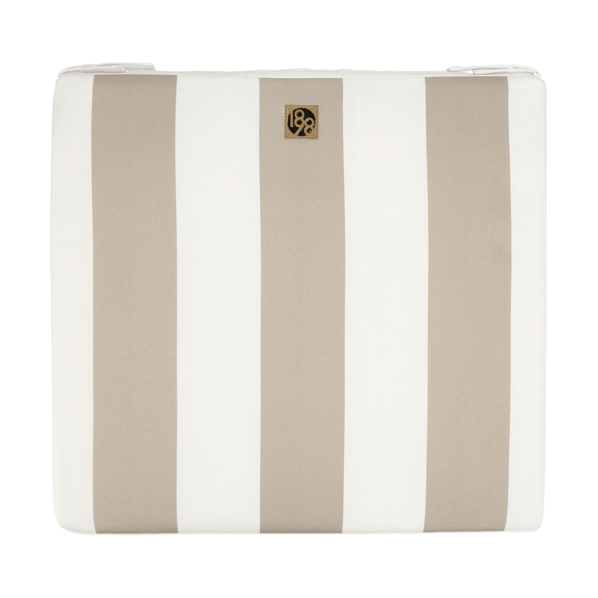 1898 Lunda pute 42x45 cm Taupe striped