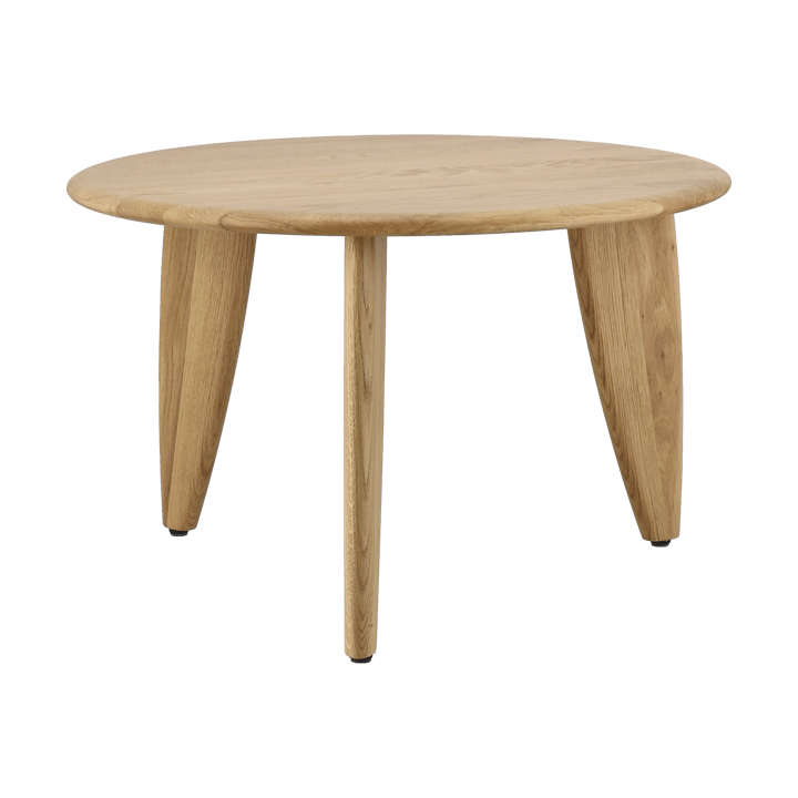 Lyckeby sofabord Ø60x37,5 cm, Naturlakkert eik 1898