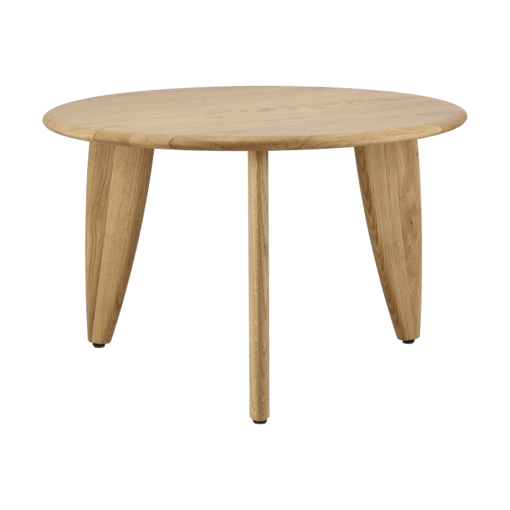 Lyckeby sofabord Ø60x37,5 cm, Naturlakkert eik 1898