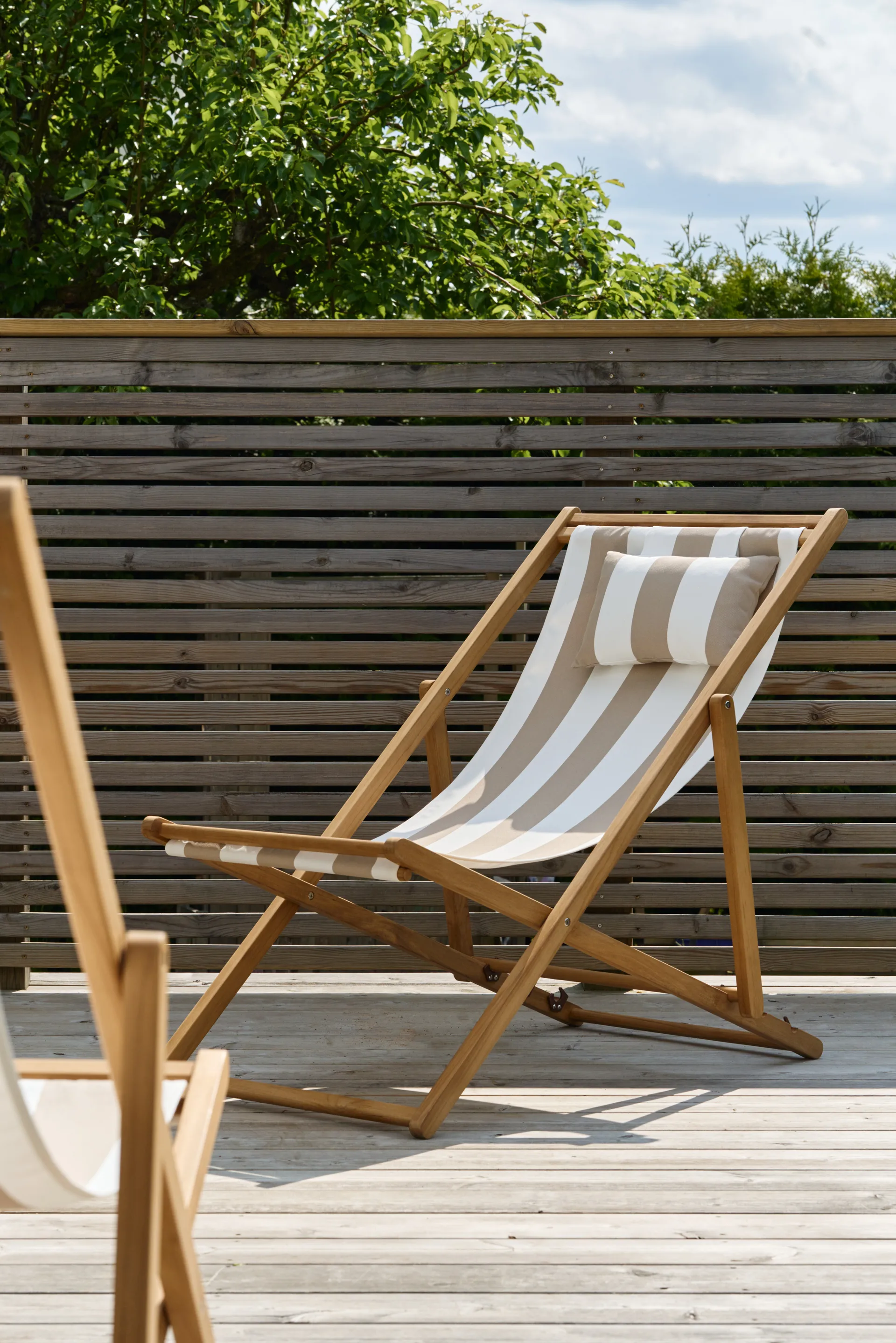 Lyckesand solstol, Teak-beige 1898