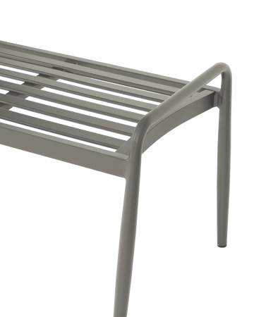 Messina benk 51x124 cm - Taupe - 1898