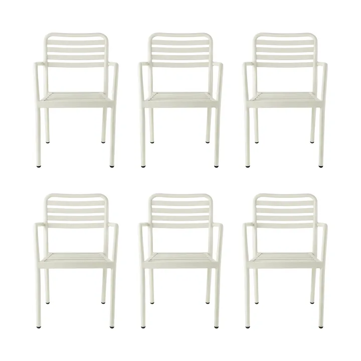 Messina karmstol, Off white, 6-pakning - 1898