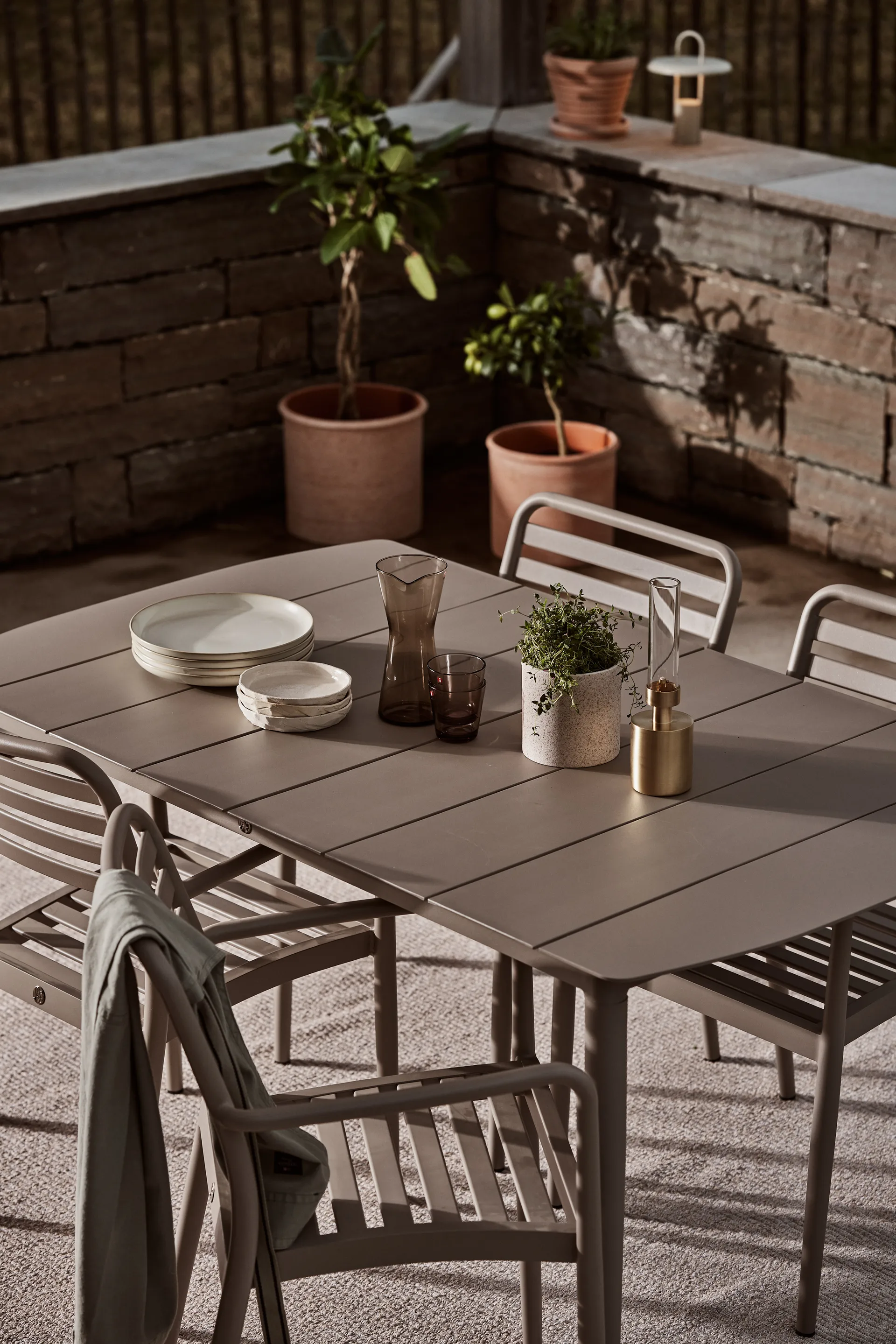 Messina stol, Taupe 1898