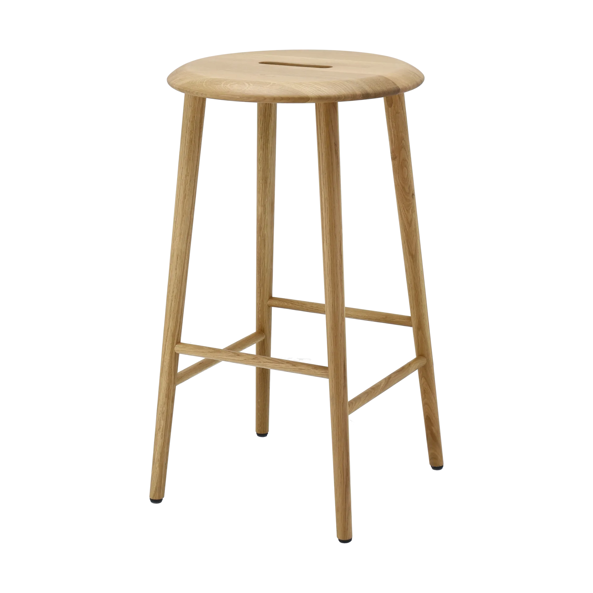 Norrabo barkrakk 65 cm, Naturlakkert eik 1898