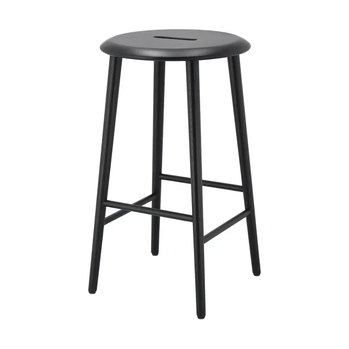 Norrabo rund barkrakk 65 cm - Svartlakkert eik - 1898