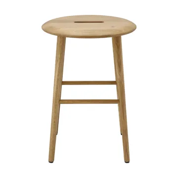 Norrabo rund krakk 53 cm - Naturlakkert eik, Ø38x53 cm - 1898
