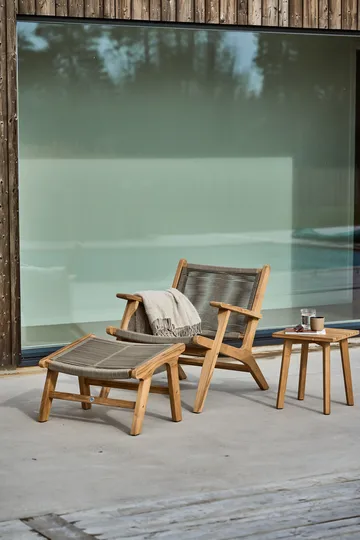 Sandvik fotskammel - Teak - 1898