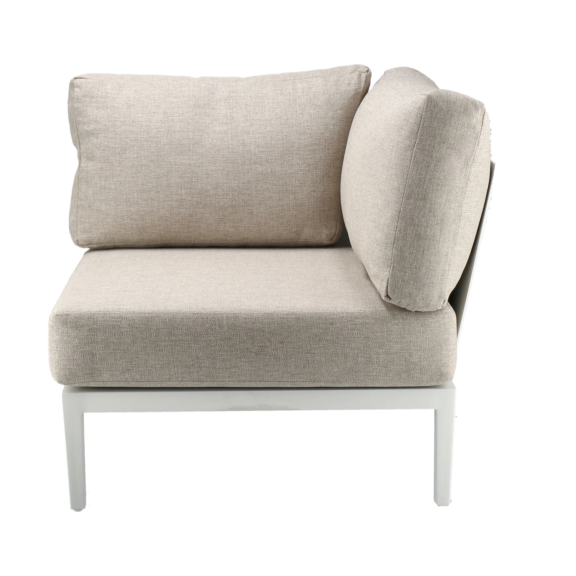 Santander modulsofa hjørnemodul, Hvit-beige 1898