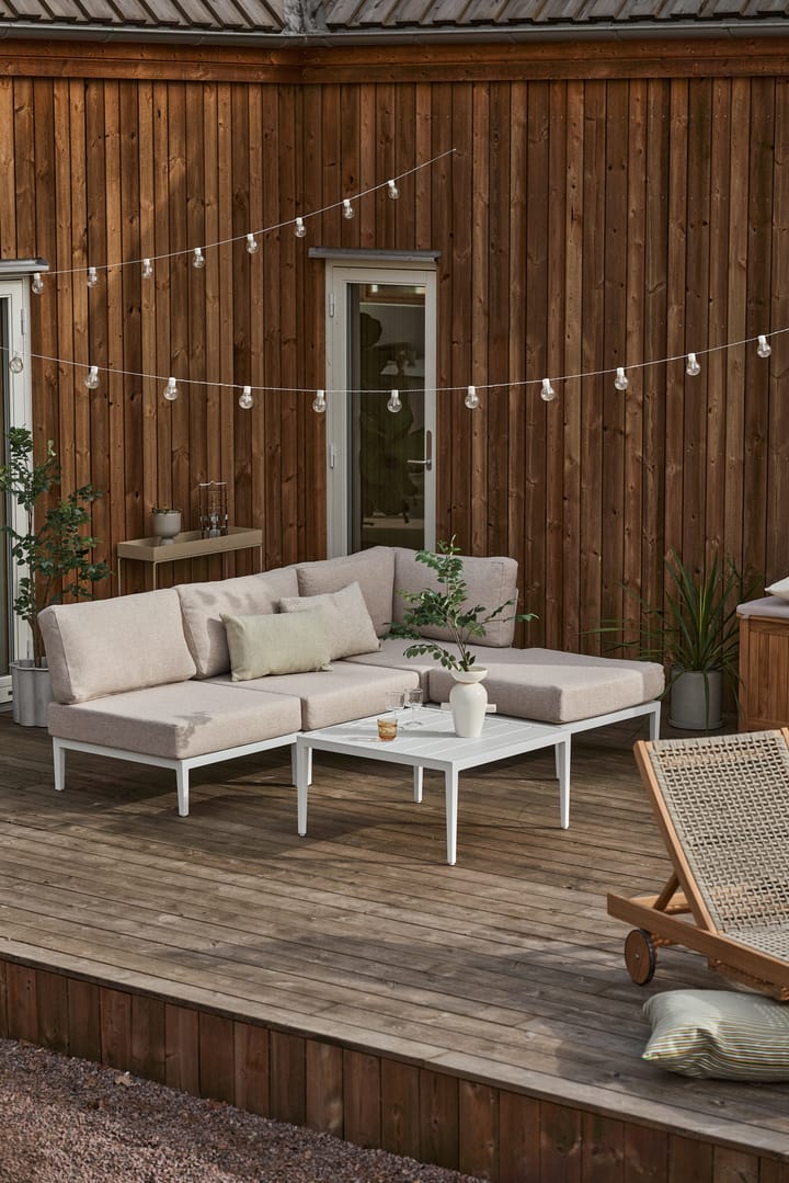 Santander modulsofa hjørnemodul, Hvit-beige 1898