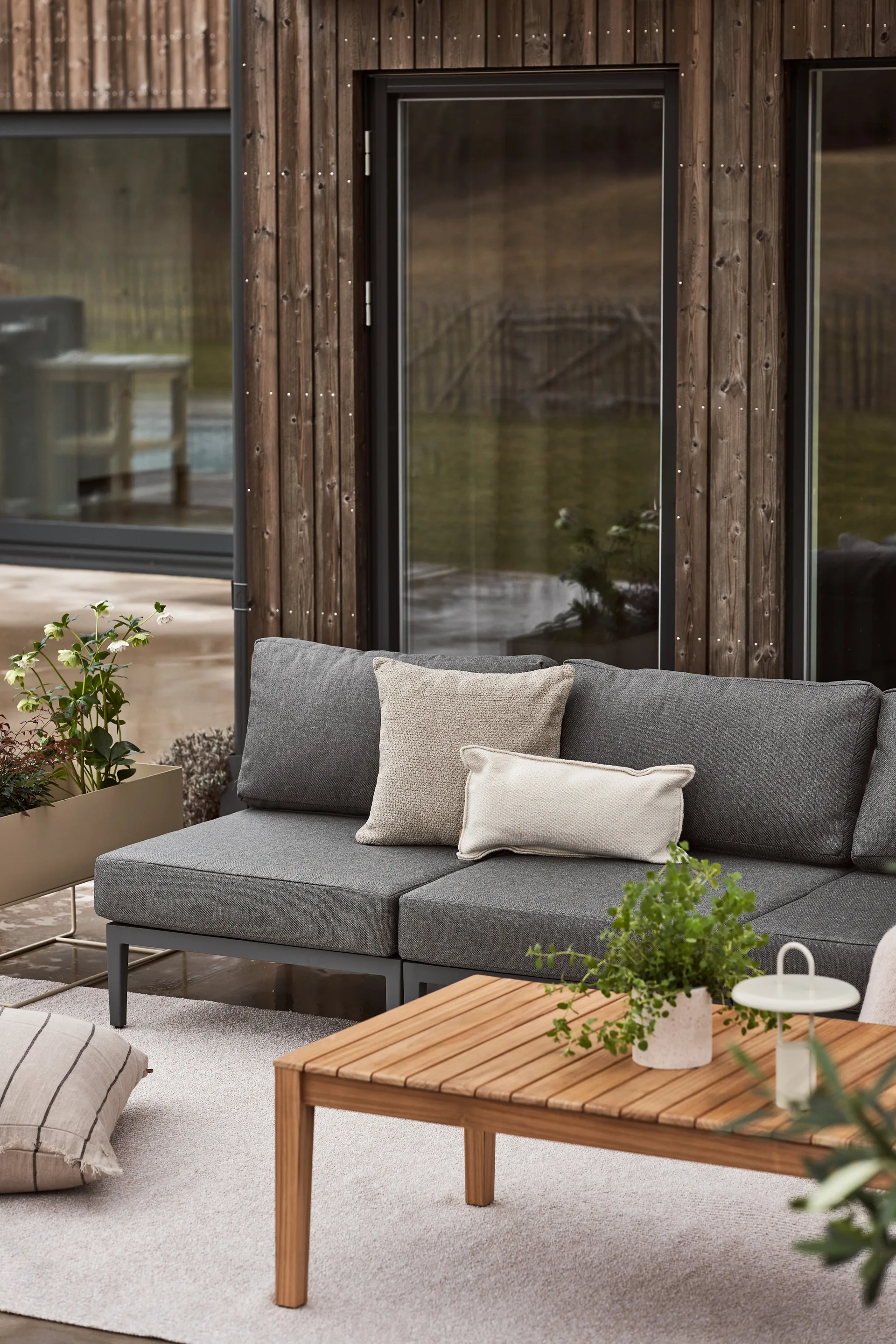 Santander modulsofa midtmodul, Grå 1898