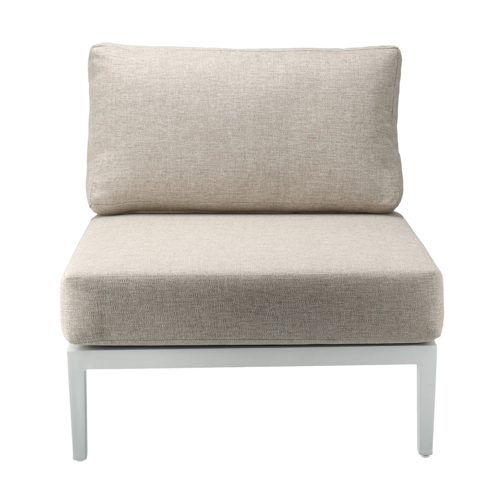 Santander modulsofa midtmodul, Hvit-beige 1898