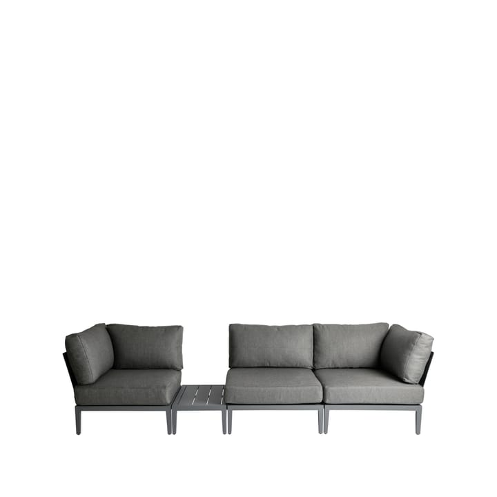 Santander sidebord 75 x 43 x 24 cm, Grå aluminium 1898