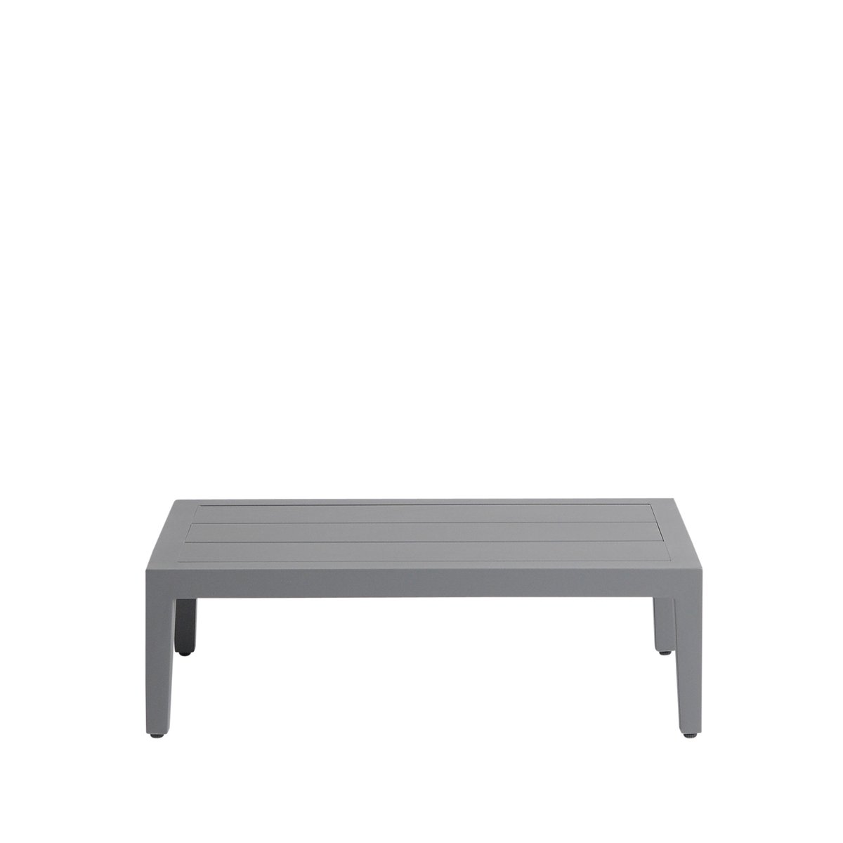 Santander sidebord 75 x 43 x 24 cm Grå aluminium