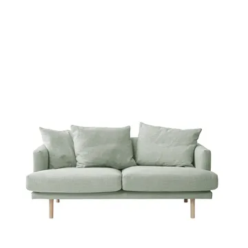 Sjövik 2,5 seter sofa - Bern 0345 green, hvitoljede eikeben - 1898