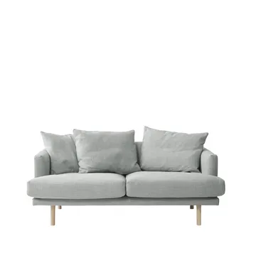 Sjövik 2,5 seter sofa - Bern 0348 grey, hvitoljede eikeben - 1898