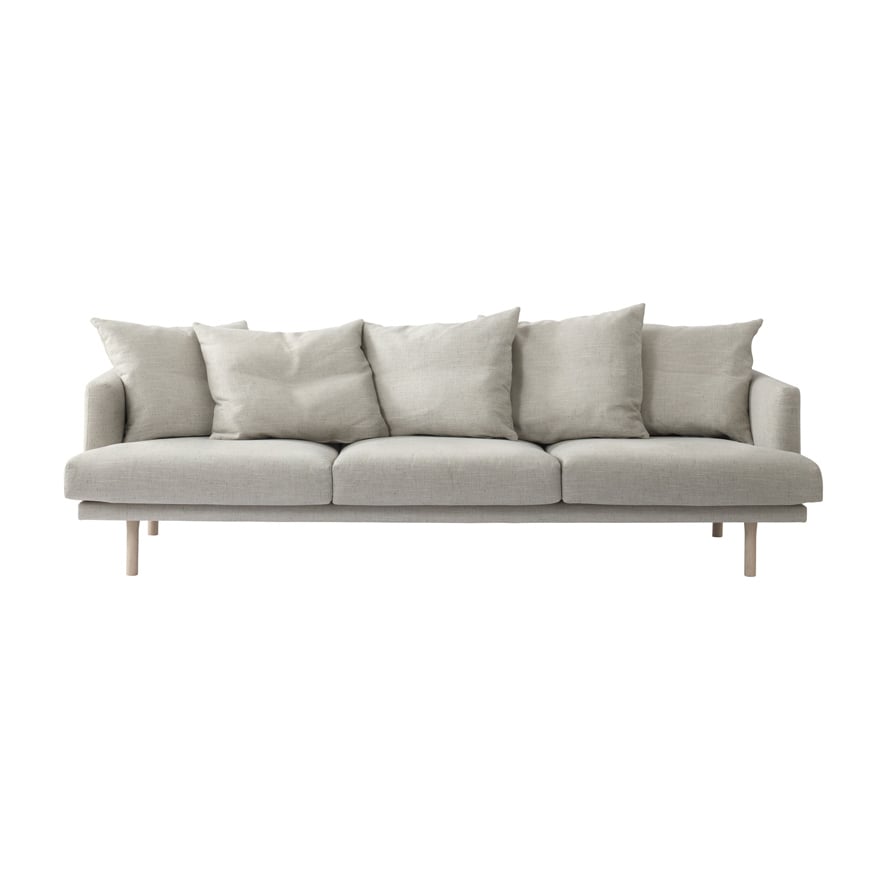 1898 Sjövik 3,5-sits sofa Bern 0341 Beige-vitolisert eik
