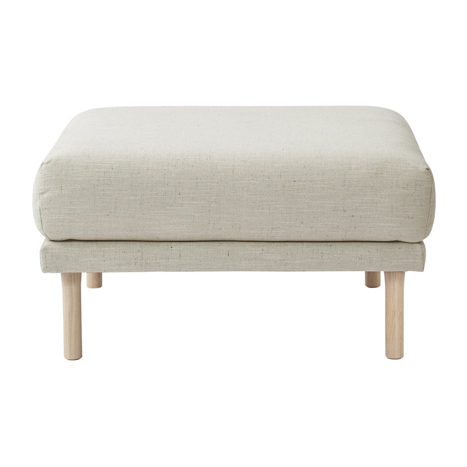 1898 Sjövik fotskammel Bern 0341 Bk | Skandinavisk Design | Lenestoler & Fotskamler | Beige