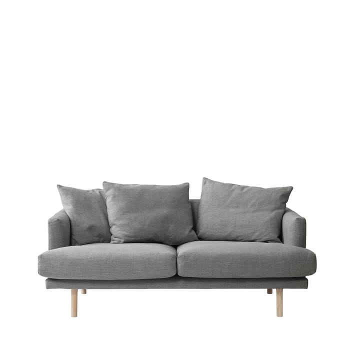 Sjövik sofa - 2,5-seter tekstil bern 0349 dark grey, hvitoljede eikeben - 1898