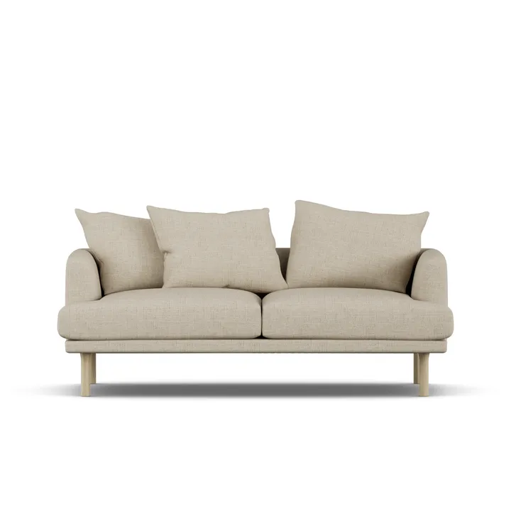 Sjövik sofa - Bern Beige 0341-hvitoljet eik, 2,5-seters - 1898
