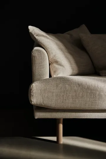 Sjövik sofa - Bern Beige 0341-hvitoljet eik, 3-seters - 1898