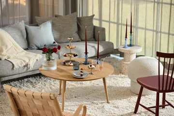 Sjövik sofa - Bern Beige 0341-hvitoljet eik, 3-seters - 1898