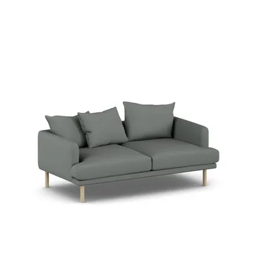 Sjövik sofa - Caleido Grey 1240-hvitoljet eik, 2,5-seters - 1898
