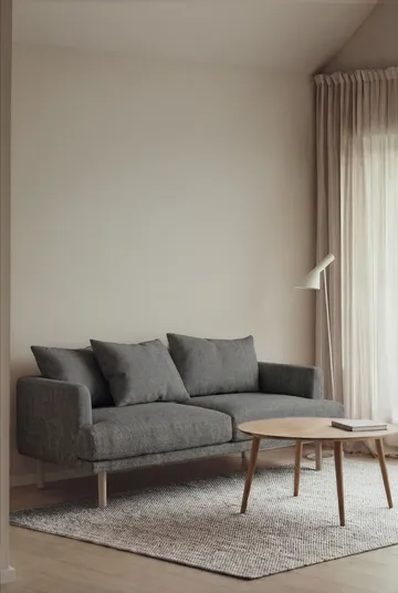 Sjövik sofa - Caleido Grey 1240-hvitoljet eik, 2,5-seters - 1898