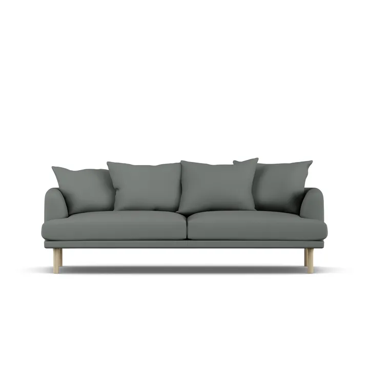 Sjövik sofa - Caleido Grey 1240-hvitoljet eik, 3-seters - 1898
