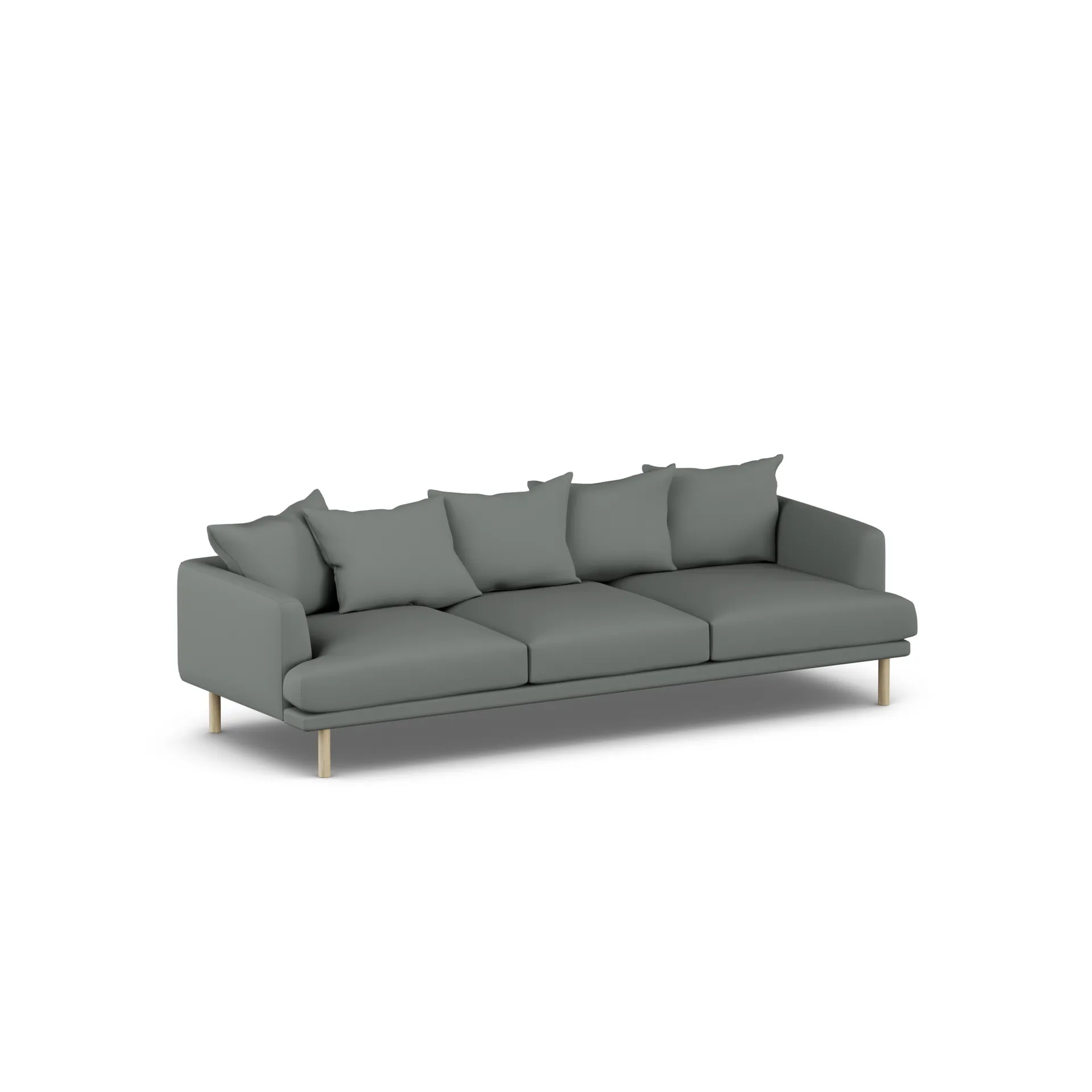 Sjövik sofa, Caleido Grey 1240-hvitoljet eik, 3,5-seters 1898