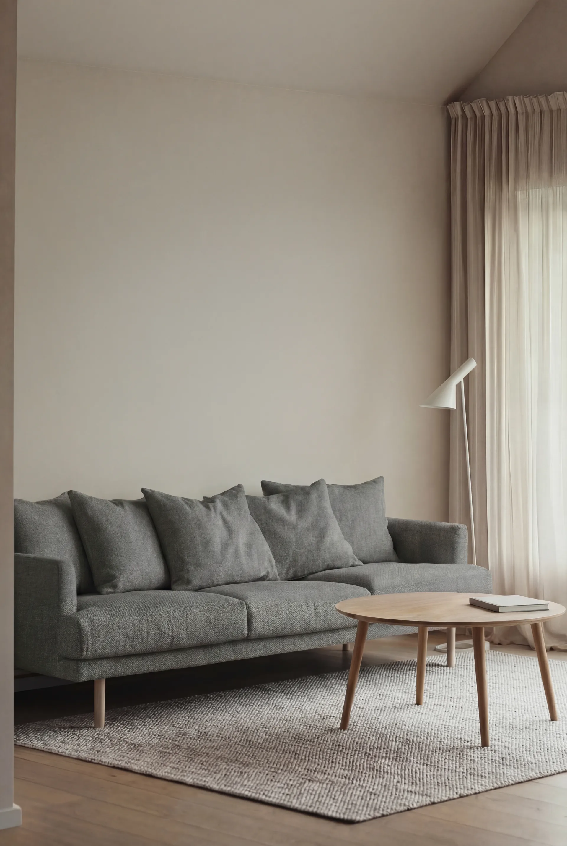 Sjövik sofa, Caleido Grey 1240-hvitoljet eik, 3,5-seters 1898