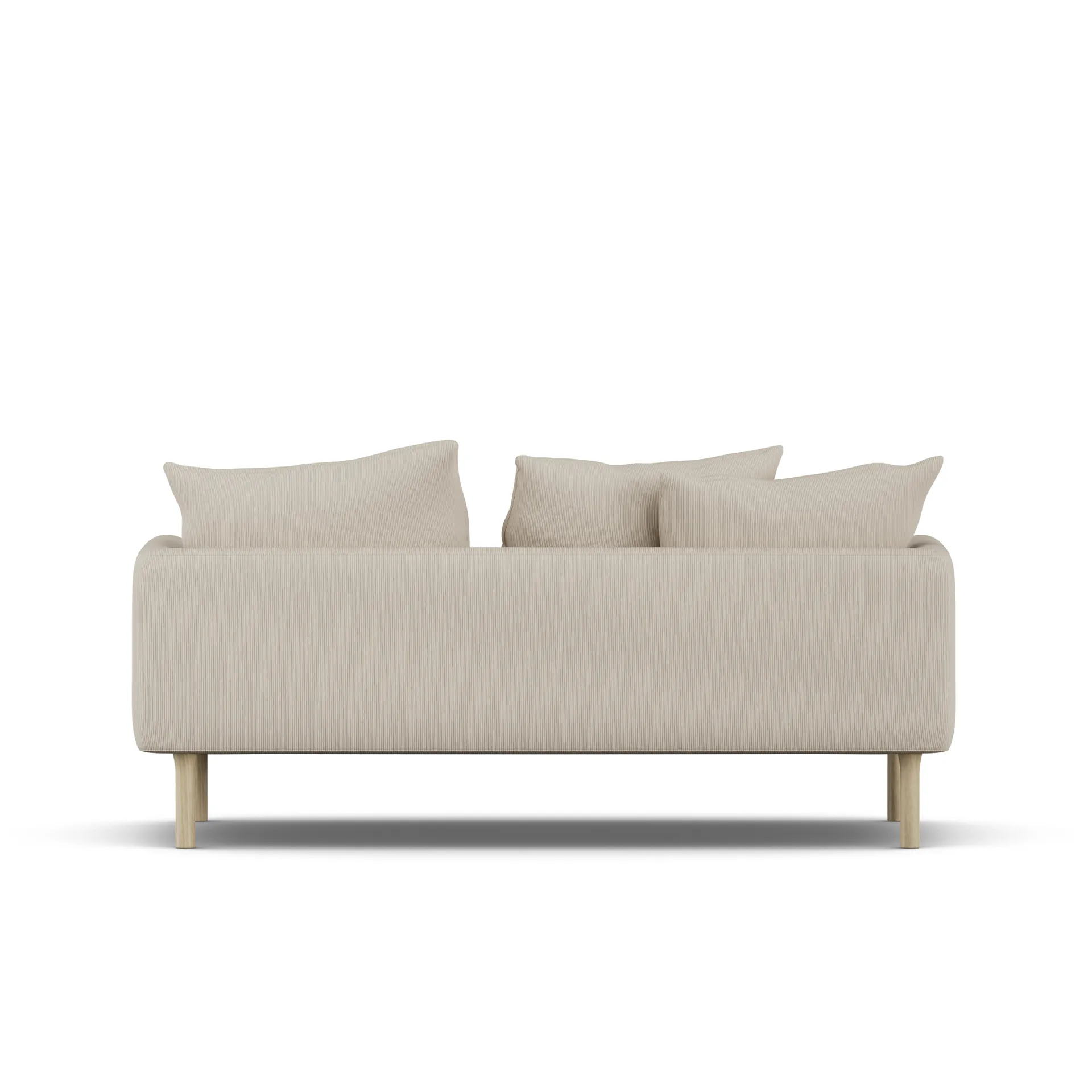 Sjövik sofa, Jump Beige 1956-hvitoljet eik, 2,5-seters 1898