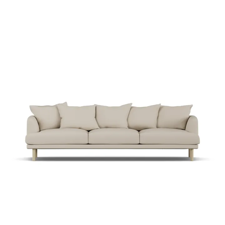 Sjövik sofa - Jump Beige 1956-hvitoljet eik, 3,5-seters - 1898