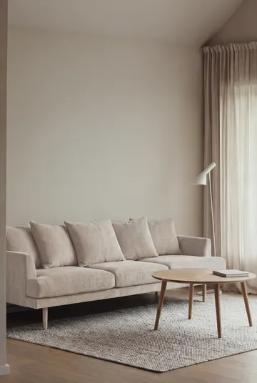 Sjövik sofa - Jump Beige 1956-hvitoljet eik, 3,5-seters - 1898