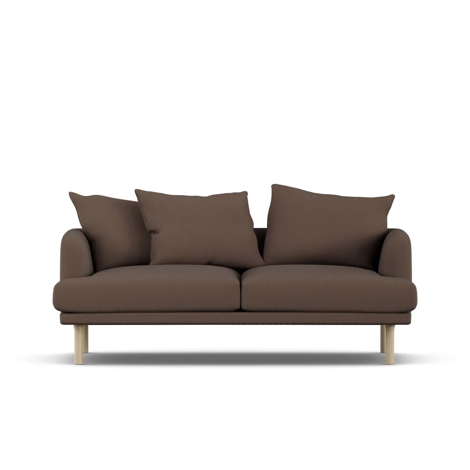 Sjövik sofa, Jump Brown 1955-hvitoljet eik, 2,5-seters 1898