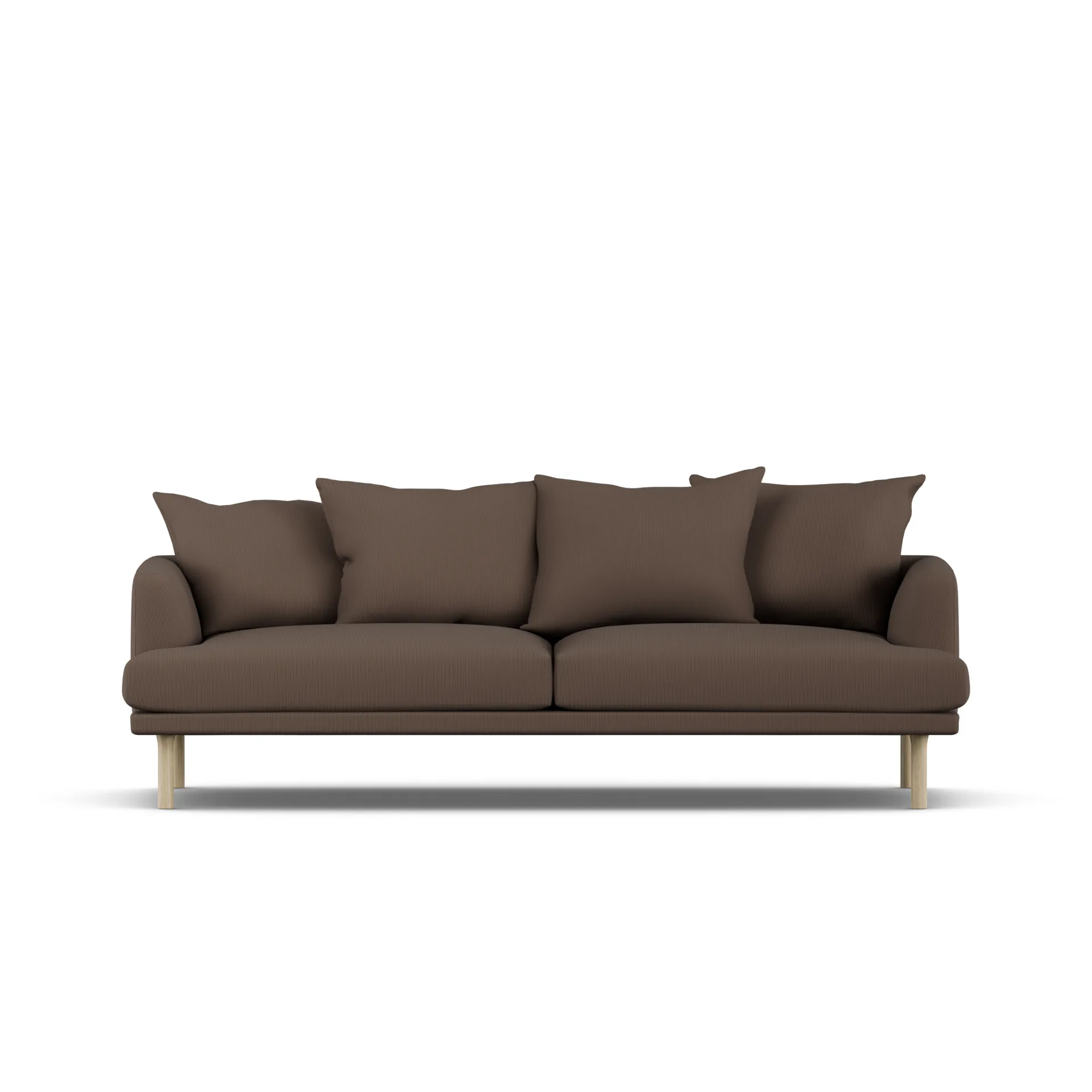 Sjövik sofa, Jump Brown 1955-hvitoljet eik, 3-seters 1898