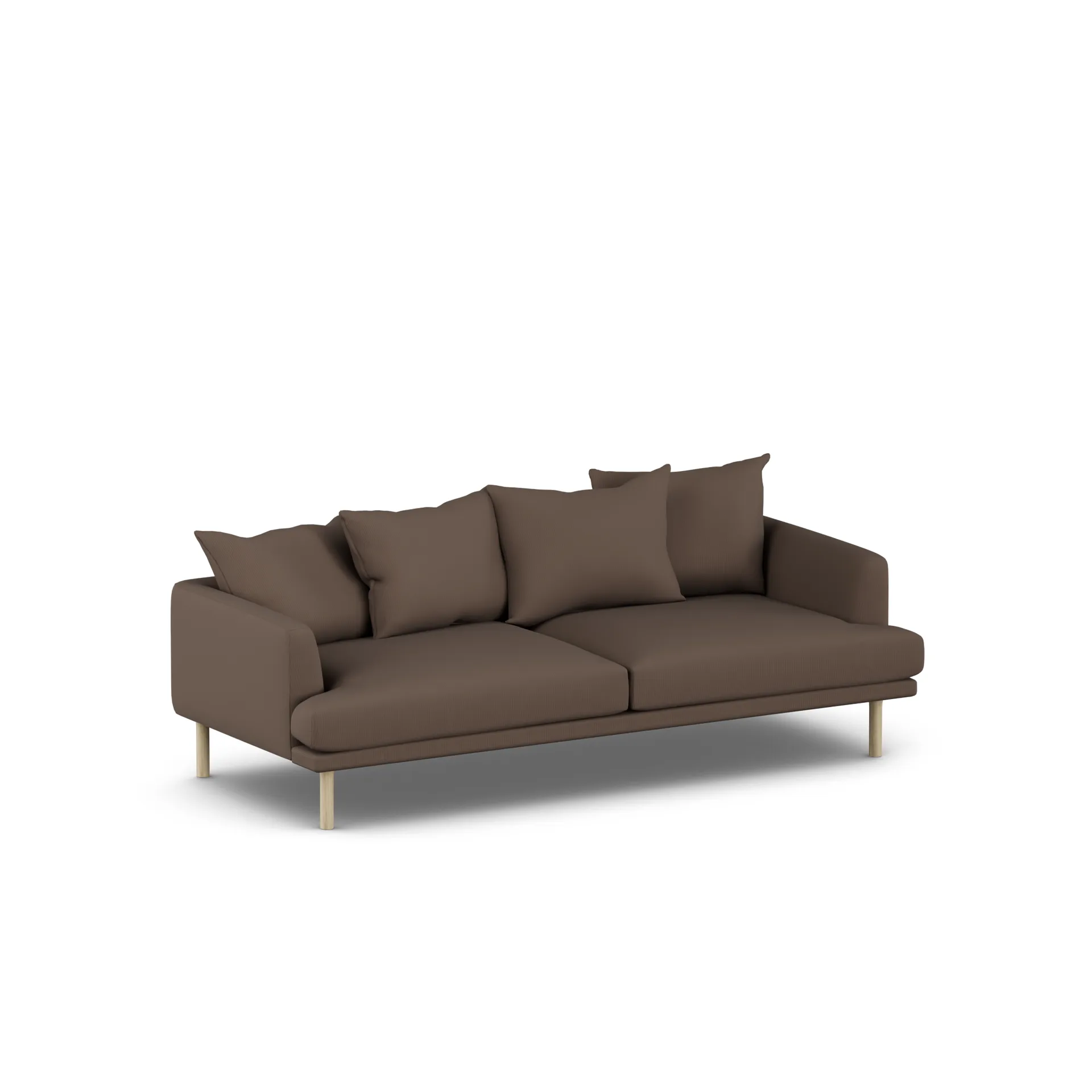 Sjövik sofa, Jump Brown 1955-hvitoljet eik, 3-seters 1898