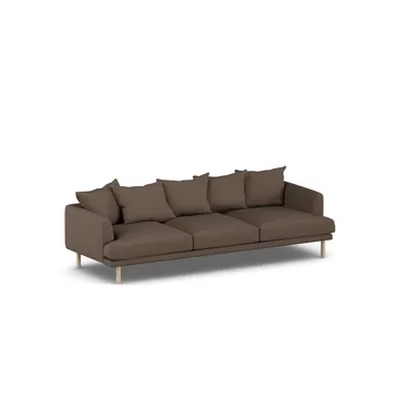 Sjövik sofa - Jump Brown 1955-hvitoljet eik, 3,5-seters - 1898
