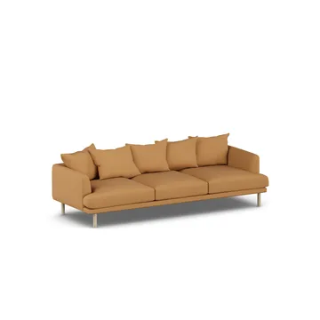 Sjövik sofa - Jump Honey 1959-hvitoljet eik, 3,5-seters - 1898