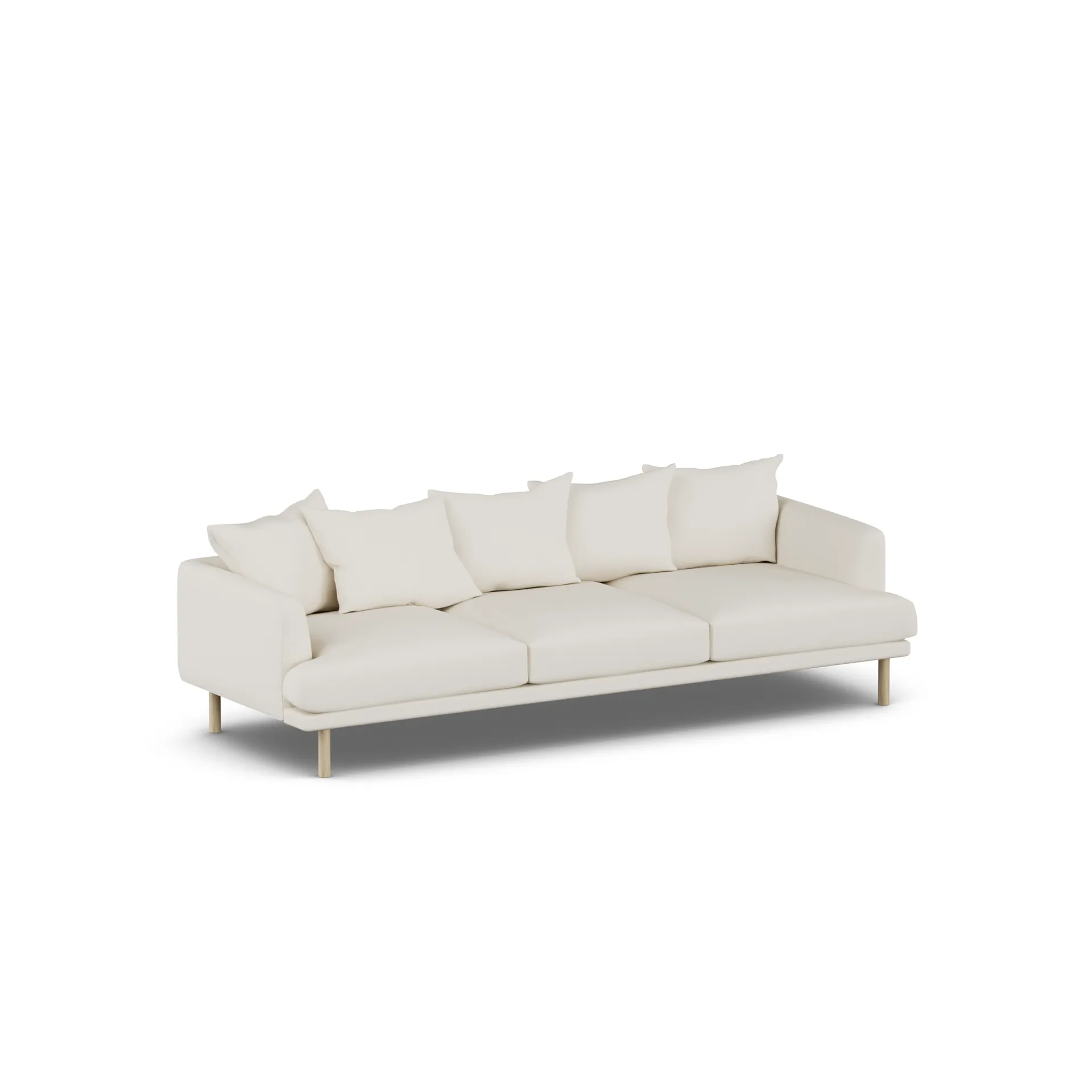 Sjövik sofa, Jump Off White 1954-hvitoljet eik, 3,5-seters 1898