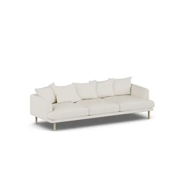 Sjövik sofa - Jump Off White 1954-hvitoljet eik, 3,5-seters - 1898