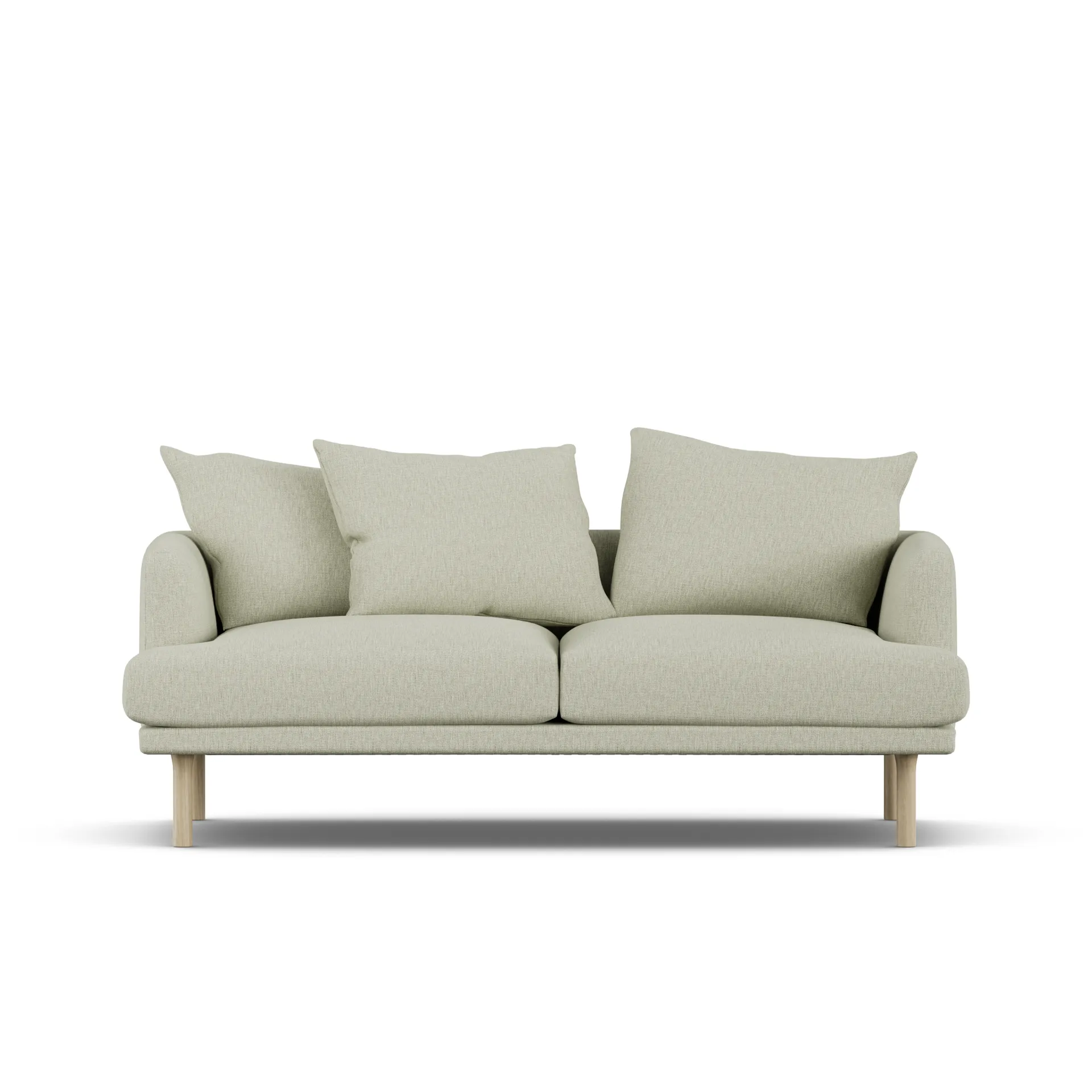 Sjövik sofa, Luiza Beige 3981-hvitoljet eik, 2,5-seters 1898