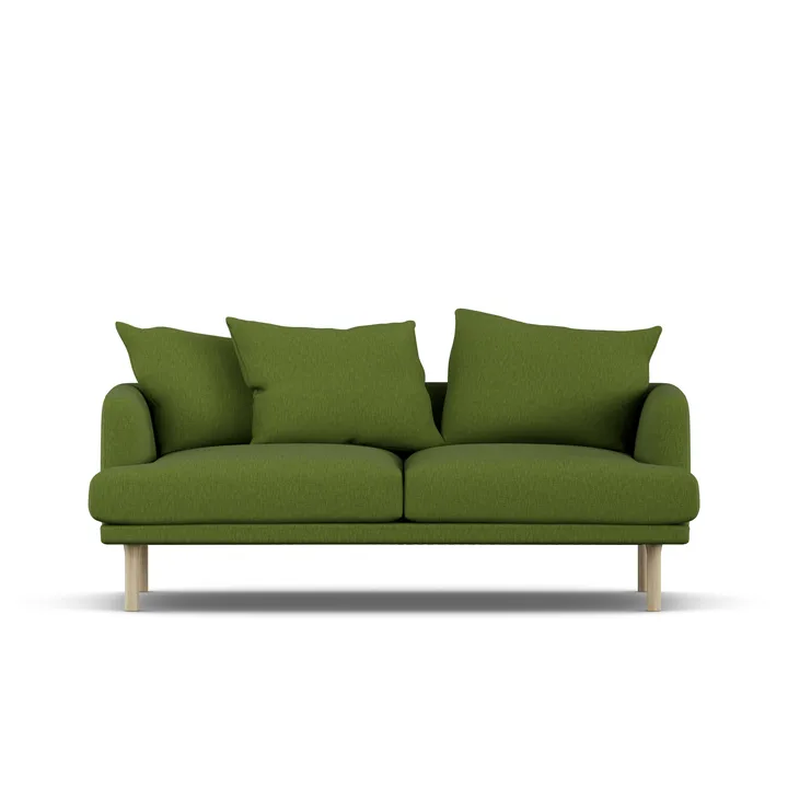 Sjövik sofa - Luiza Green 3975-hvitoljet eik, 2,5-seters - 1898