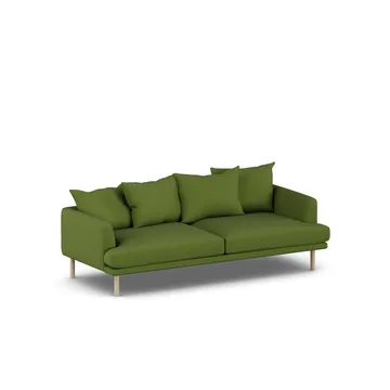 Sjövik sofa - Luiza Green 3975-hvitoljet eik, 3-seters - 1898