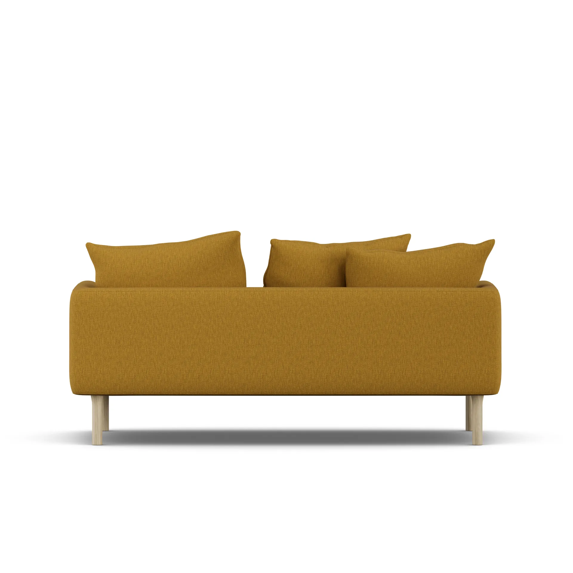 Sjövik sofa, Luiza Mustard 3972-hvitoljet eik, 2,5-seters 1898
