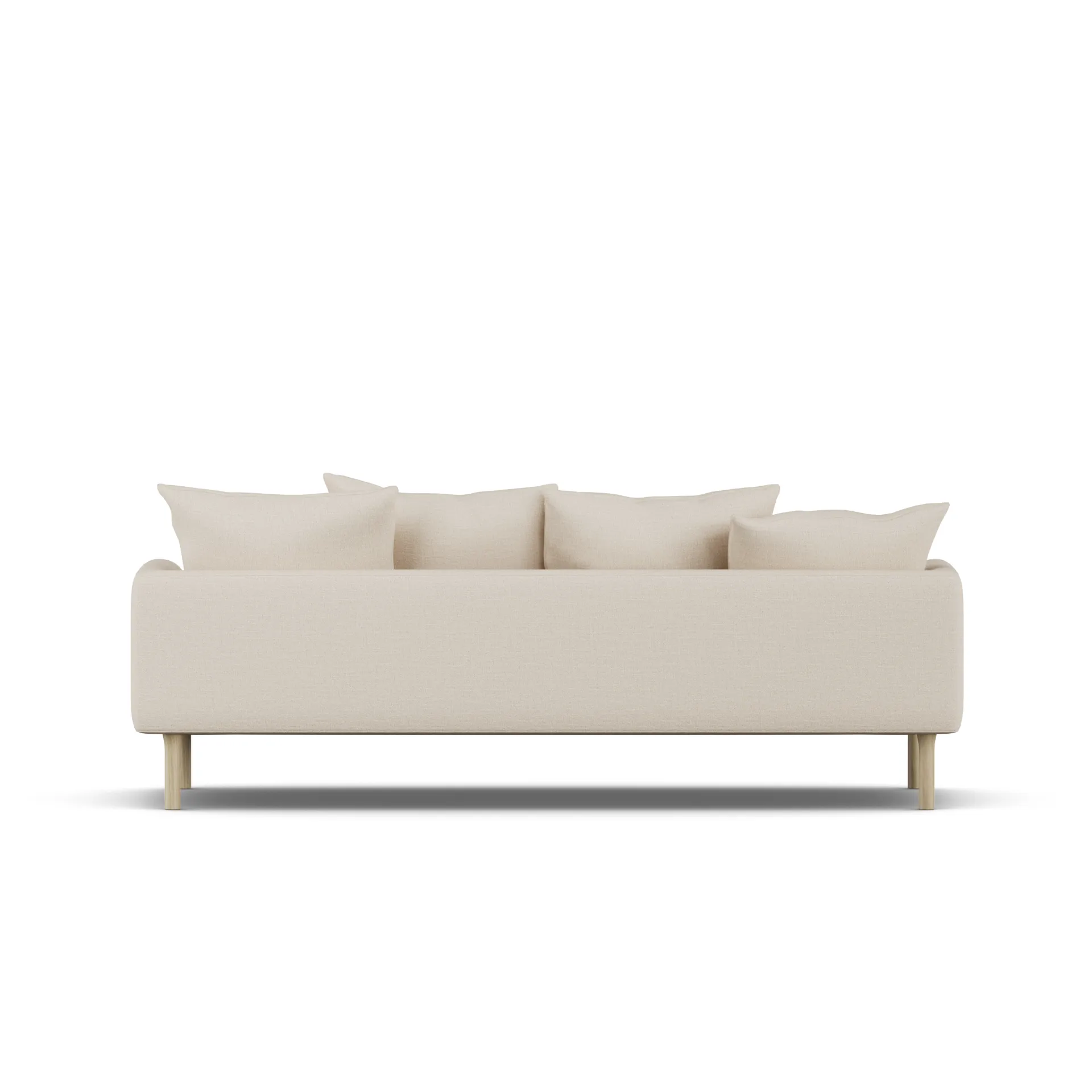 Sjövik sofa, Same Beige 6670-hvitoljet eik, 3-seters 1898