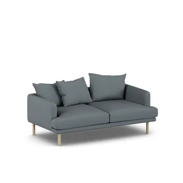 Sjövik sofa - Same Blue 6678-hvitoljet eik, 2,5-seters - 1898