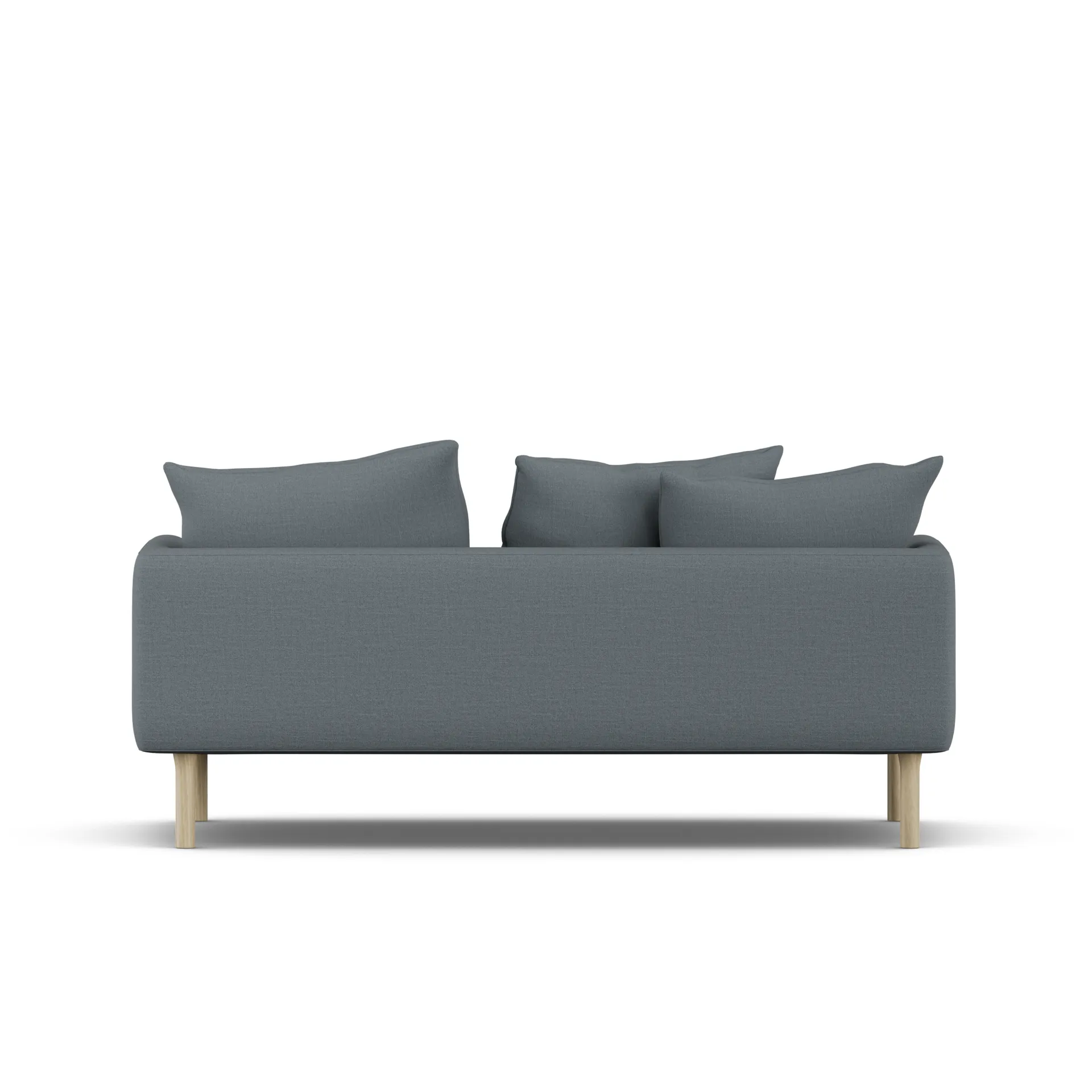 Sjövik sofa, Same Blue 6678-hvitoljet eik, 2,5-seters 1898